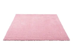 Alfombra Shaggy tejida a mano 190x290 cm Rosa Cozy