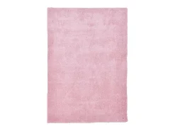 Alfombra Shaggy tejida a mano 65x135 cm Rosa Cozy