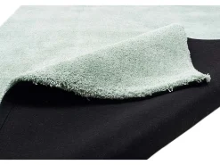 Alfombra Shaggy tejida a mano 140x200 cm Menta Cozy