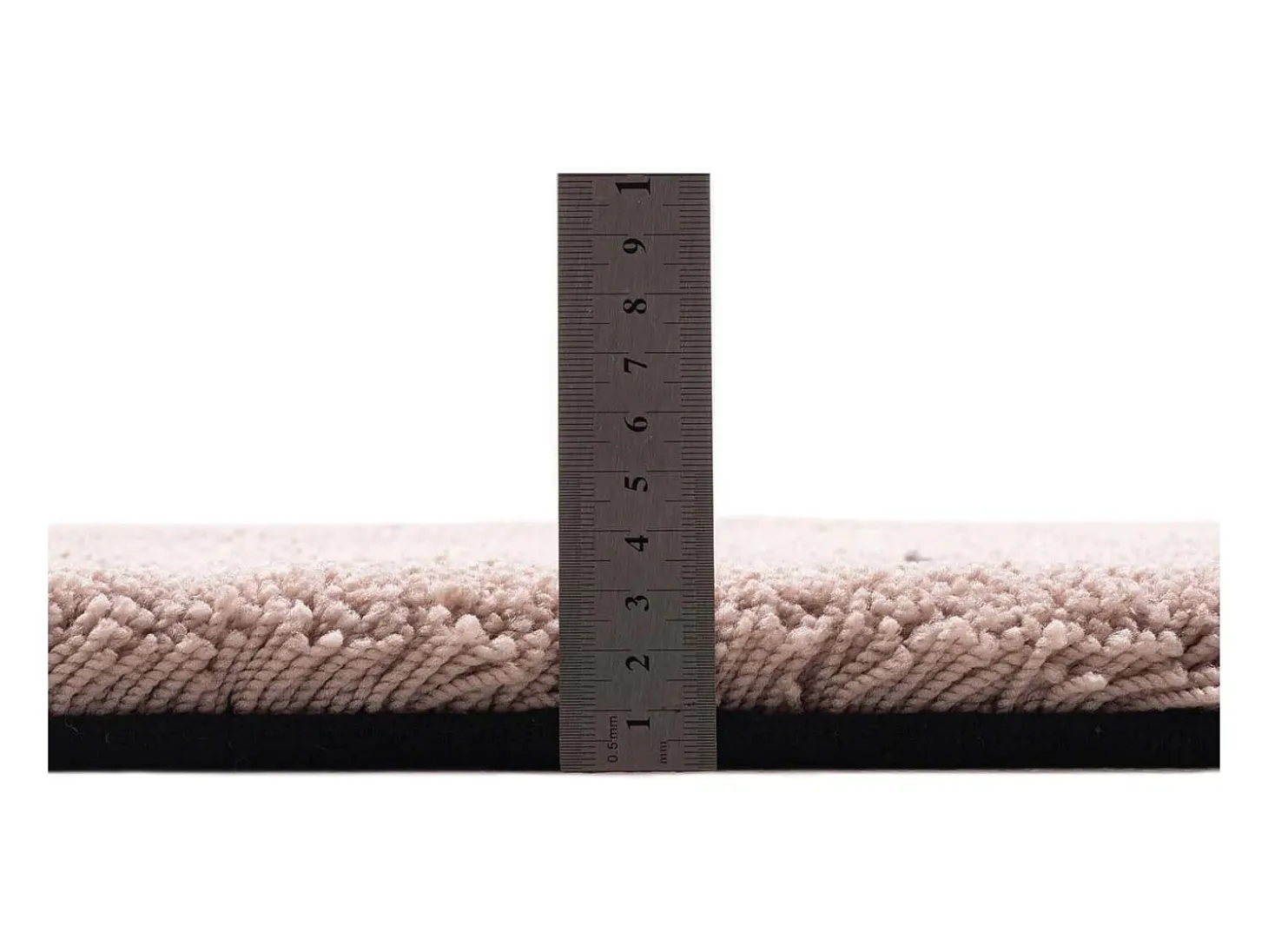 Alfombra Shaggy tejida a mano 160x230 cm Beige Cozy