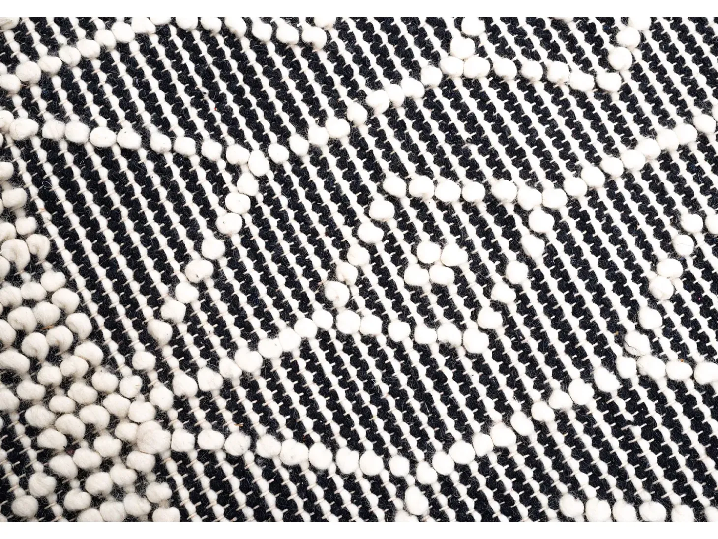 Alfombra tejida a mano con diseño étnico 160x230 cm Gris Colored Macrame