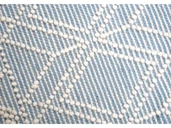Alfombra tejida a mano con diseño étnico 160x230 cm Azul Colored Macrame