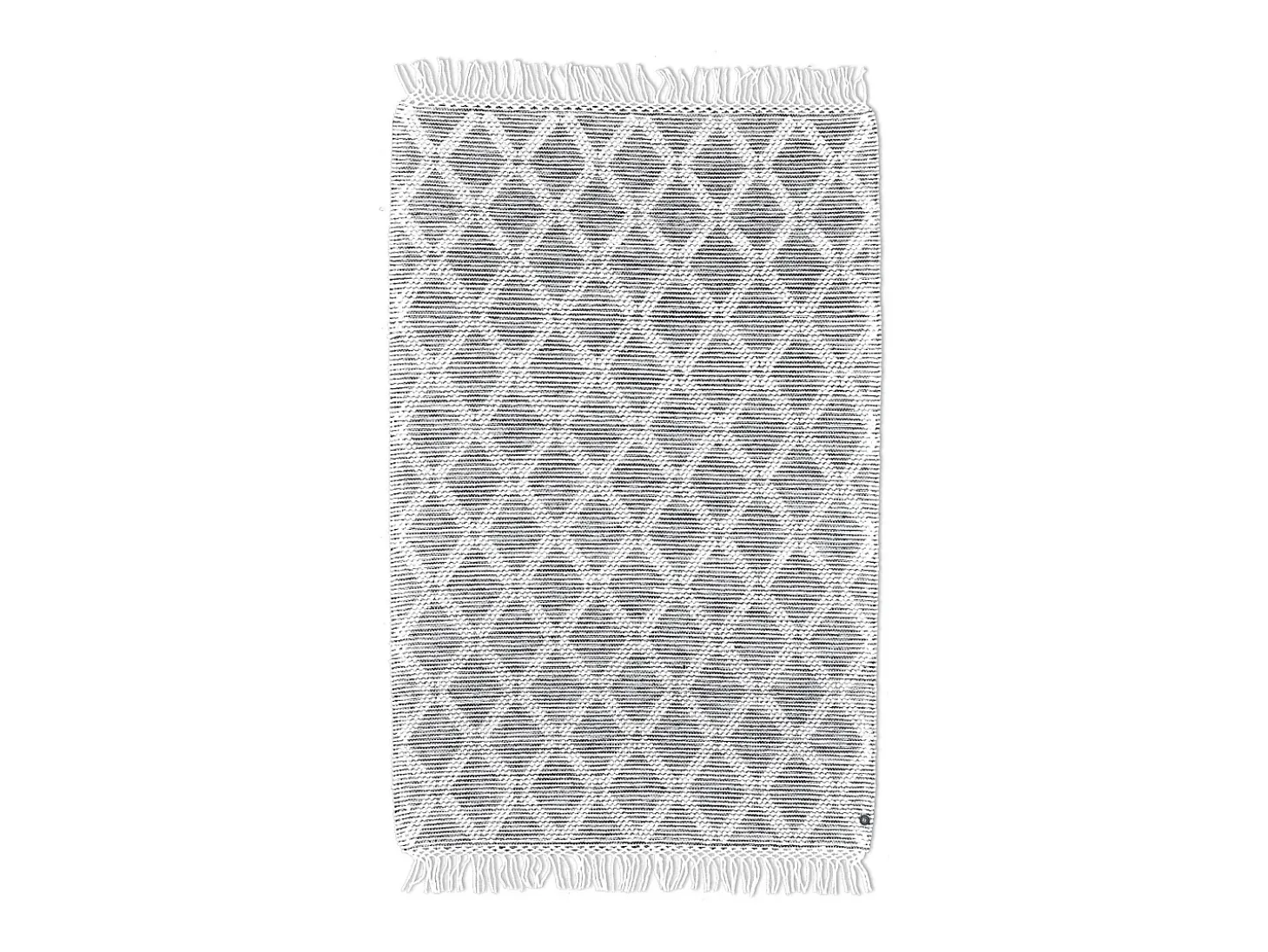 Alfombra tejida a mano con diseño étnico 190x290 cm Naturaleza Colored Macrame