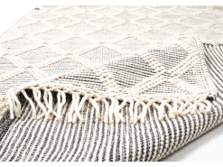 Alfombra tejida a mano con diseño étnico 160x230 cm Naturaleza Colored Macrame