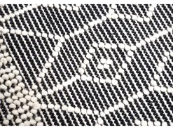 Alfombra tejida a mano con diseño étnico 190x290 cm Gris Colored Macrame
