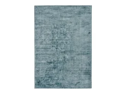 Alfombra tejida a mano de viscosa 240x340 cm Turquesa claro Star