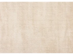 Alfombra tejida a mano de viscosa 190x190 cm Crema Star
