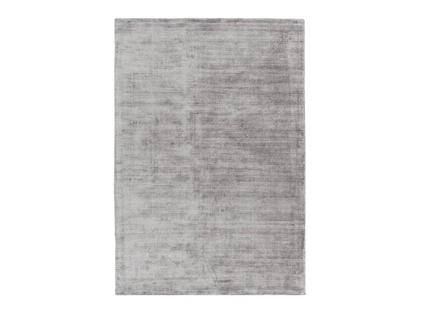 Alfombra tejida a mano de viscosa - 200x290cm - Plata - Blade