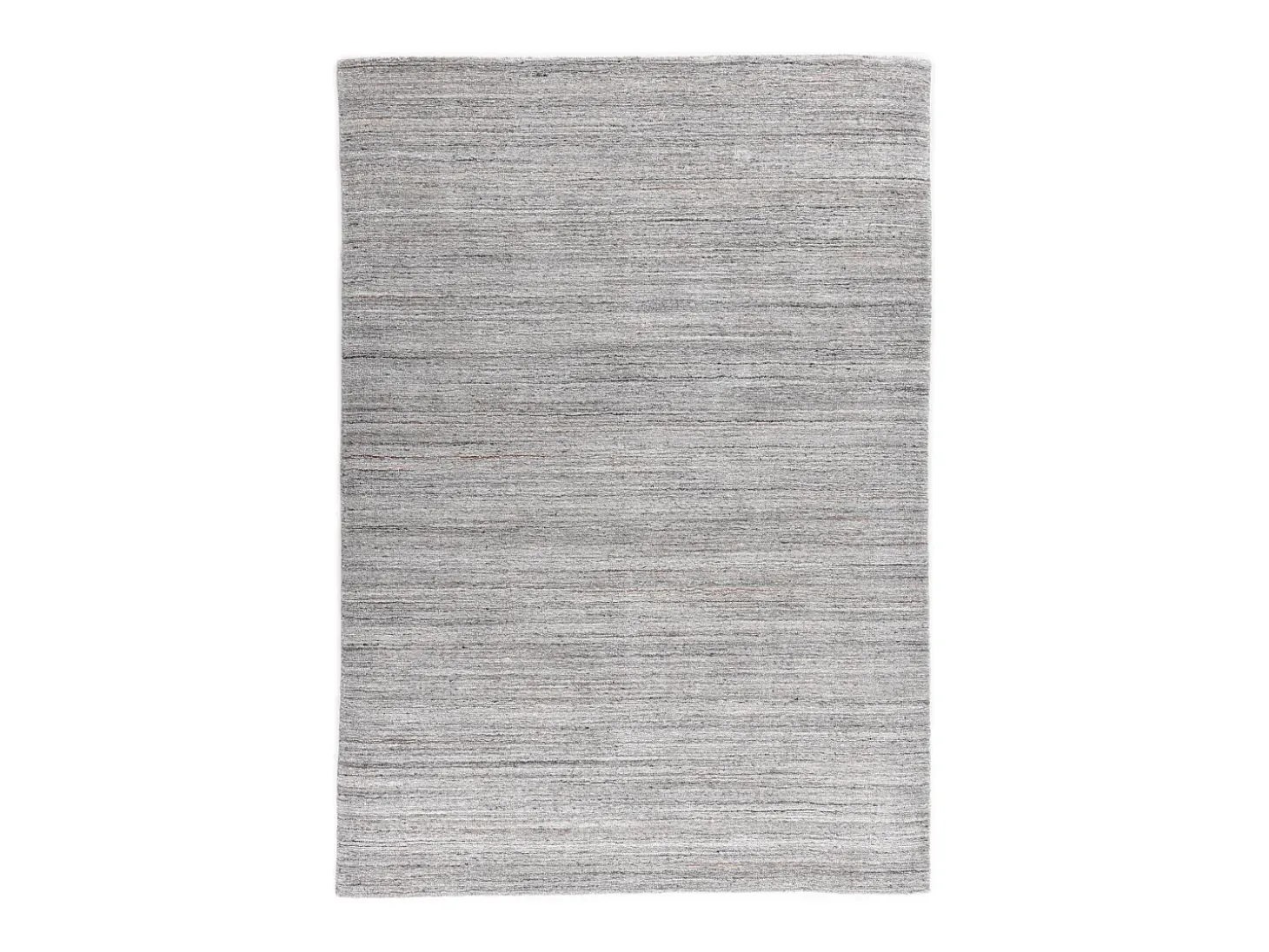 Alfombra tejida a mano de lana y viscosa 70x140 cm Gris Sandiego