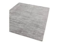 Alfombra tejida a mano de viscosa - 120x170cm - Plata - Blade