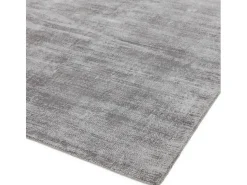 Alfombra tejida a mano de viscosa - 120x170cm - Plata - Blade