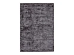 Alfombra tejida a mano de viscosa 90x160 cm Antracita Star