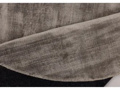 Alfombra tejida a mano de viscosa 190x190 cm Gris Star