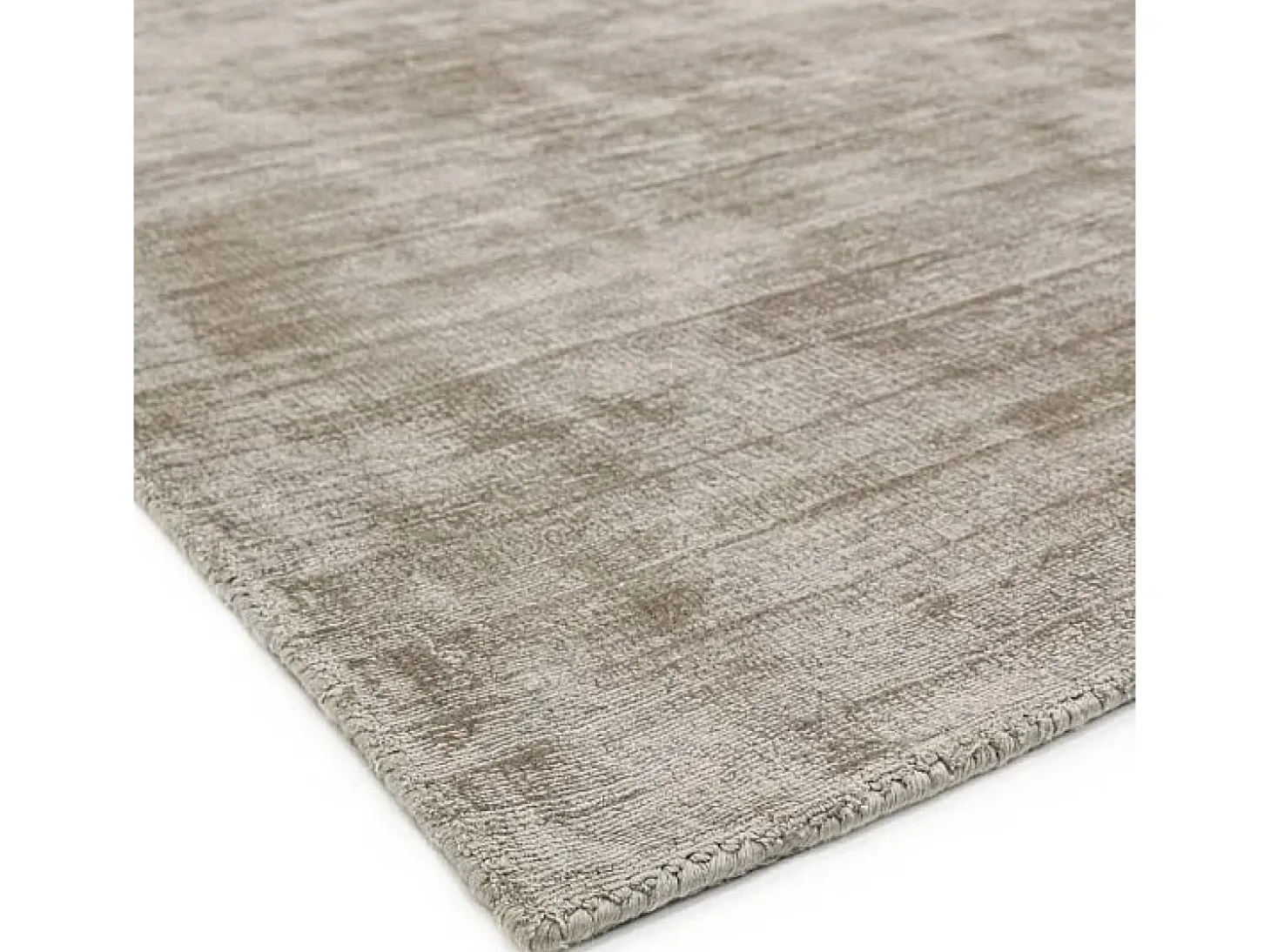 Alfombra tejida a mano de viscosa - 200x290cm - Beige - Blade