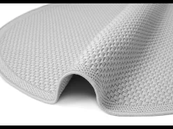 Alfombra Toulouse Exterior, Uni, Gris, 120 cm, redondo