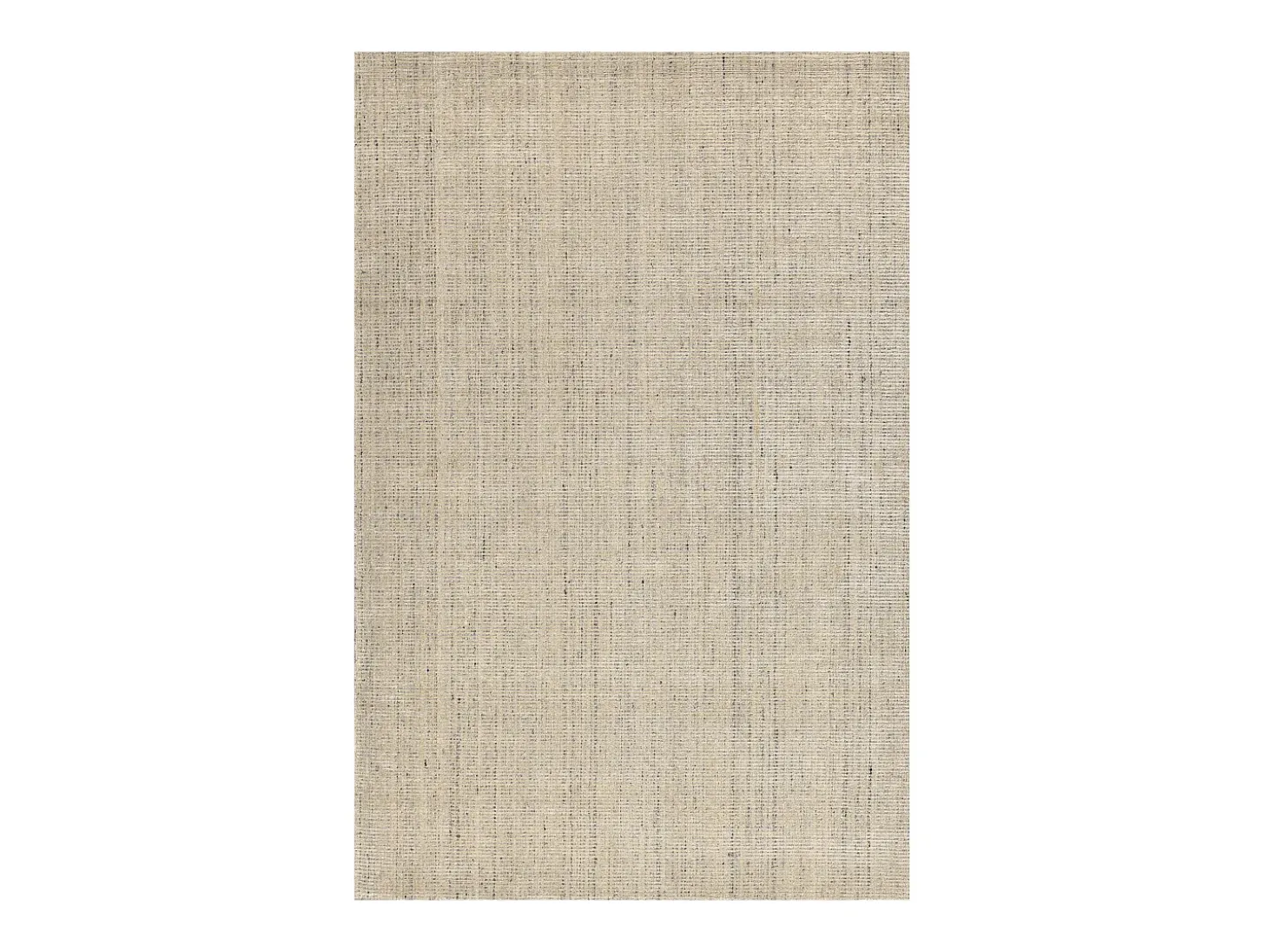 Alfombra UNI a rayas de viscosa y lana 240x340 cm Beige Venus