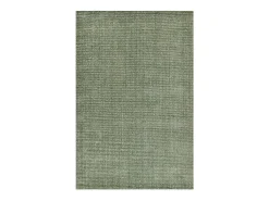 Alfombra UNI a rayas de viscosa y lana 70x140 cm Verde Venus