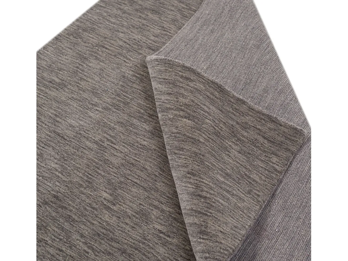 Alfombra UNI tejida a mano 170x240 cm Gris Holi