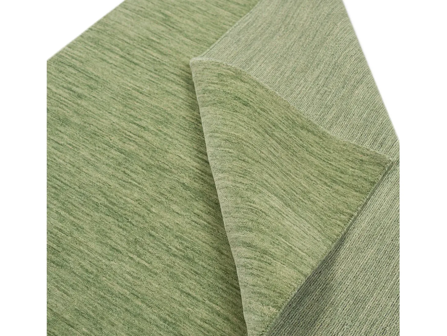 Alfombra UNI tejida a mano 40x60 cm Verde claro Holi