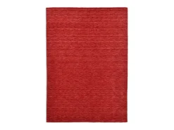 Alfombra UNI tejida a mano 60x90 cm Rojo Holi