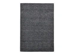 Alfombra UNI tejida a mano 70x140 cm Gris oscuro Holi