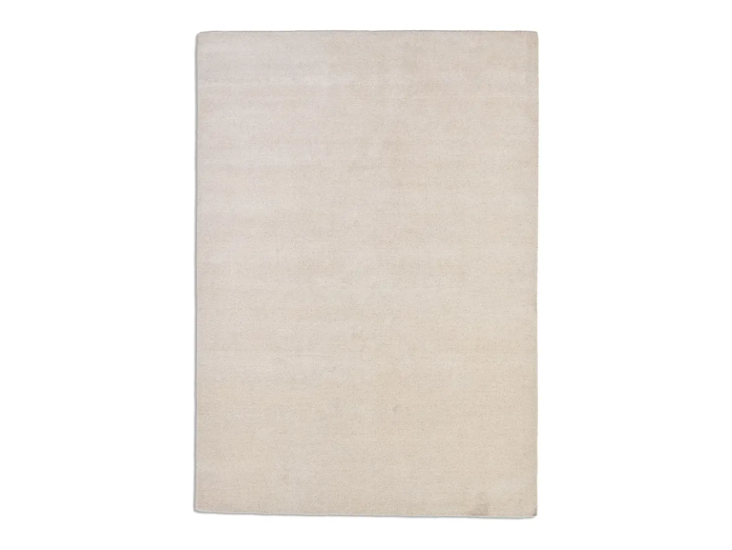 Alfombra UNI tejida a mano 90x160 cm Crema Holi