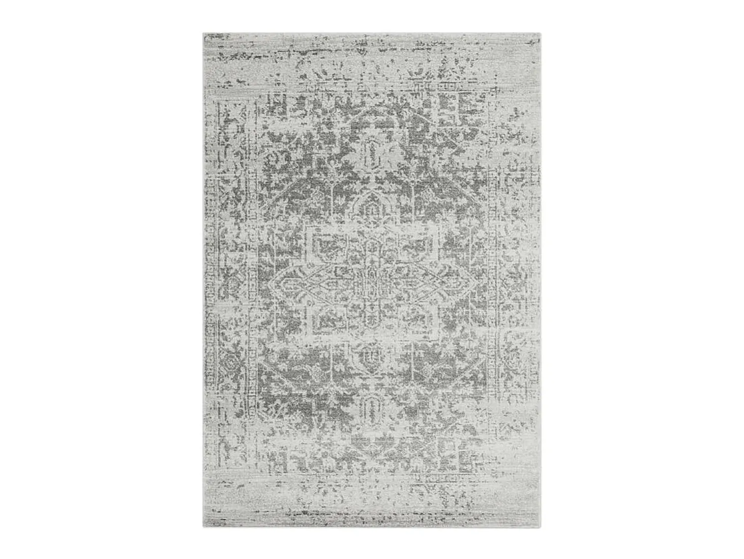 Alfombra vintage - 160x230cm - gris, crema - Nova Antique