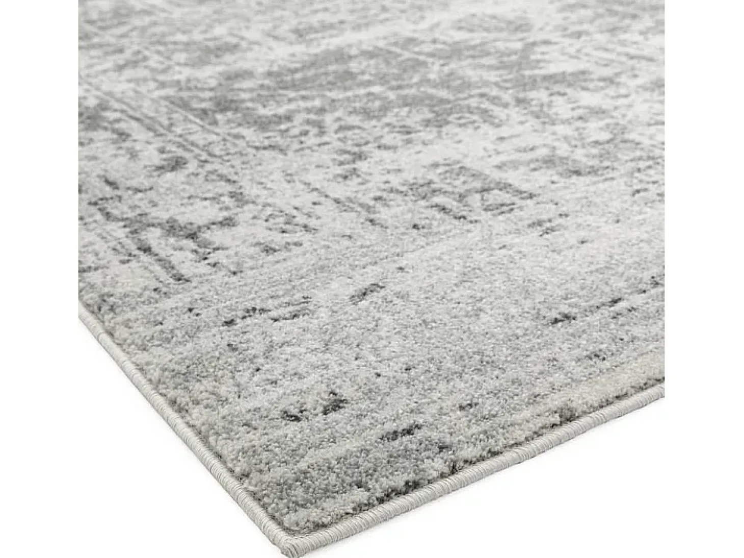 Alfombra vintage - 120x170cm - gris, crema - Nova Antique