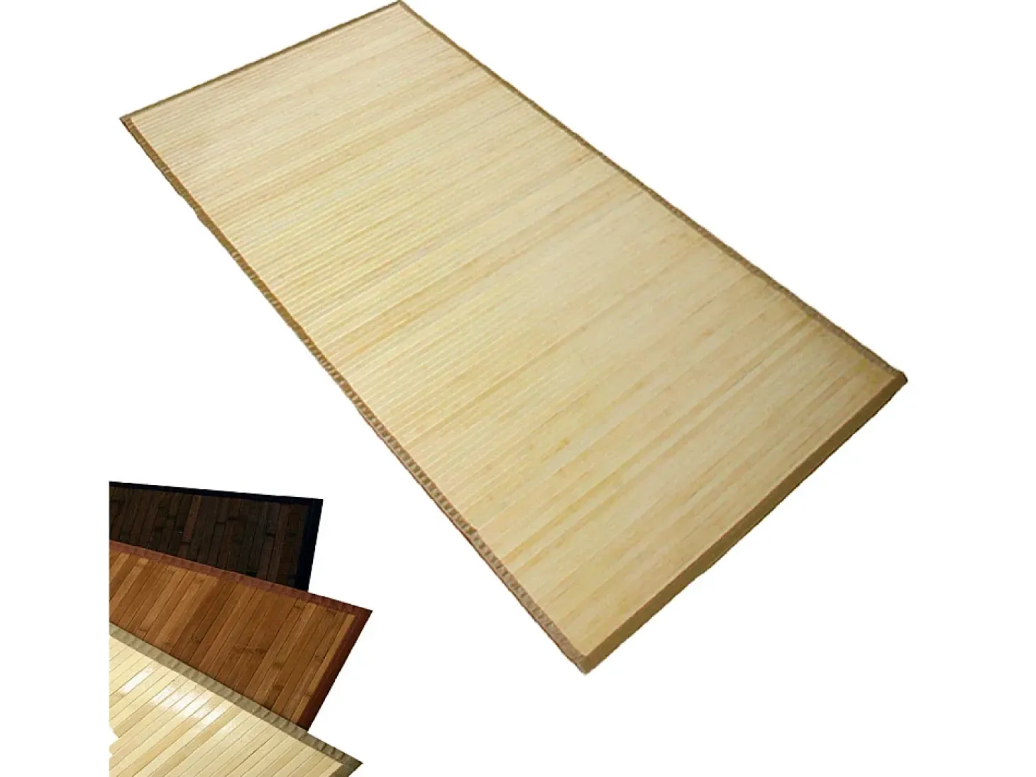 Alfombra 180x240 cm bambú claro