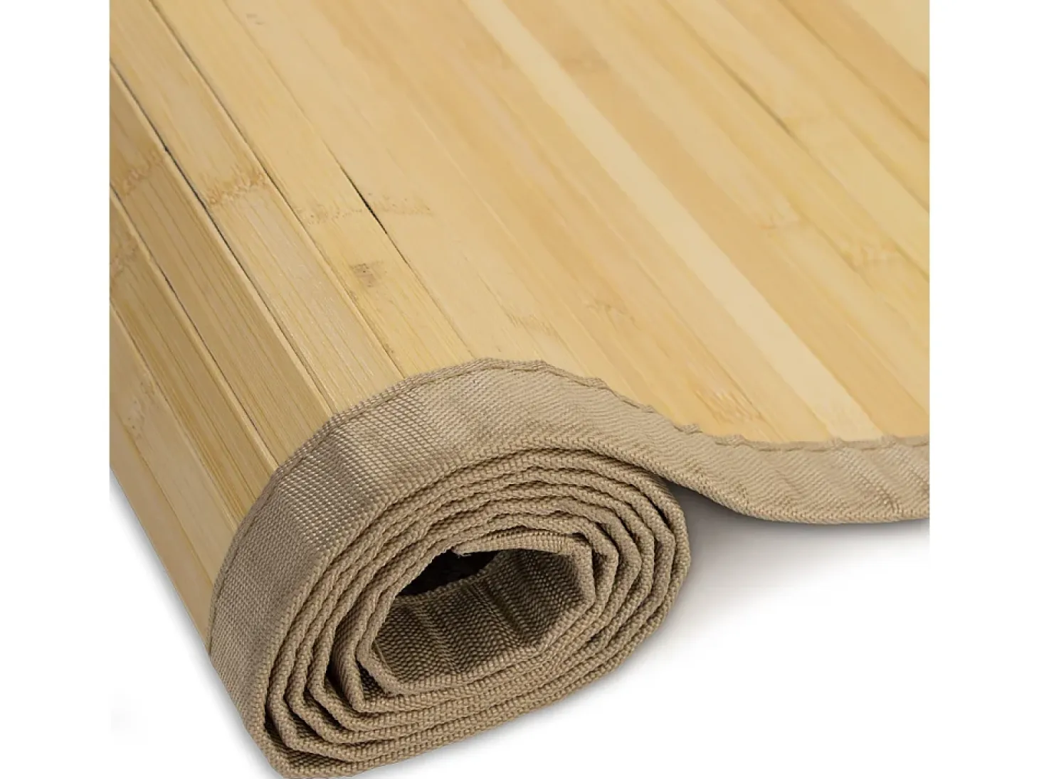 Alfombra 180x240 cm bambú claro