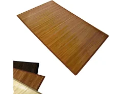 Alfombra 80x200 cm bambú marrón