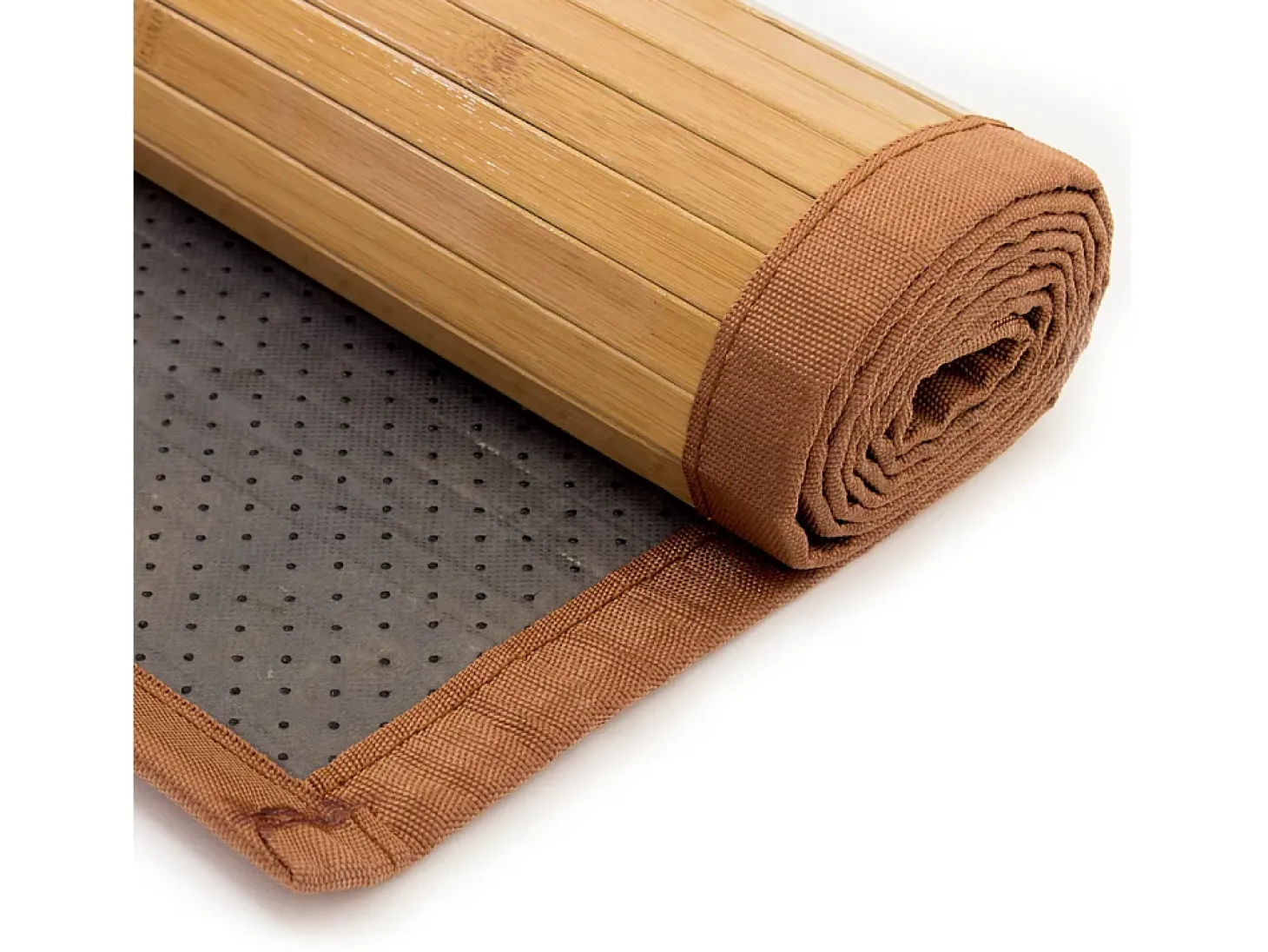 Alfombra 60x240 cm bambú marrón
