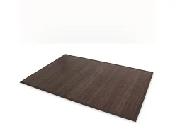 Alfombra 200x250 cm bambú marrón oscuro