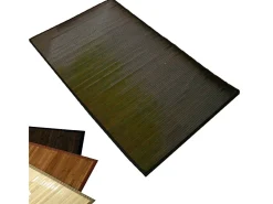 Alfombra 60x200 cm marrón Bambú