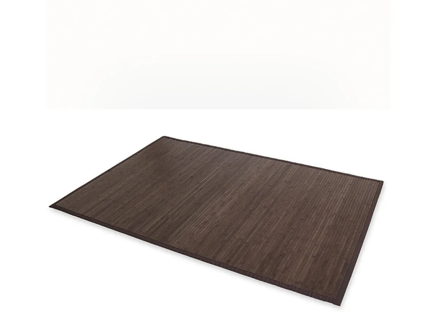 Alfombra 60x240 cm marrón oscuro