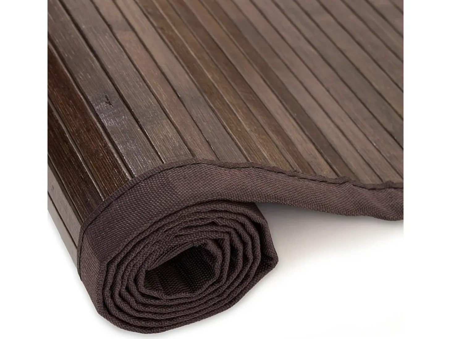 Alfombra 60x240 cm marrón oscuro