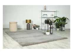 Alfombra 230x160cm, diseño D005M color plata - Confort y elegancia para su interior.