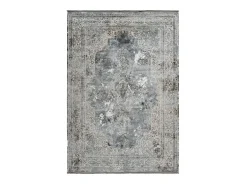 Alfombra 170x120cm, diseño E209E color plata - Confort y elegancia para su interior.