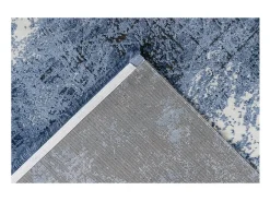 Alfombra 150x80cm, diseño E409E color azul - Confort y elegancia para su interior