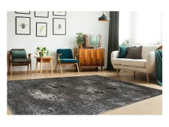 Alfombra 150x80cm, diseño E209E color plata - Confort y elegancia para su interior.