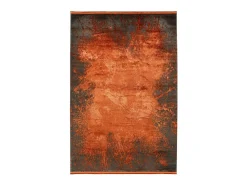 Alfombra 150x80cm, diseño E509E color terracota - Confort y elegancia para su interior