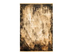 Alfombra 150x80cm, diseño E409E en color dorado - Confort y elegancia para su interior