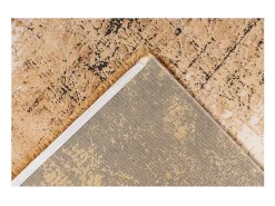 Alfombra 150x80cm, diseño E409E en color dorado - Confort y elegancia para su interior