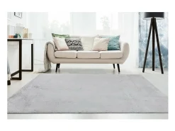 Alfombra 110x60cm, diseño E005N color plata - Confort y elegancia para su interior.