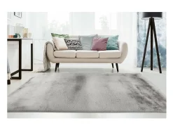 Alfombra 150x80cm, diseño E009Y color plata - Confort y elegancia para tu interior.