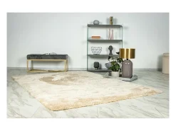 Alfombra 150x80cm, diseño G008R en color beige - Confort y elegancia para su interior.