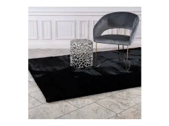 Alfombra 230x160cm, diseño H008N en color negro - Confort y elegancia para su interior.
