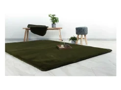 Alfombra 290x200cm, diseño H008N en tono verde albahaca - Confort y elegancia para su interior.