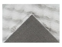 Alfombra 230x160cm, diseño H008Y color plata - Confort y elegancia para su interior.