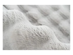 Alfombra 230x160cm, diseño H008Y color plata - Confort y elegancia para su interior.